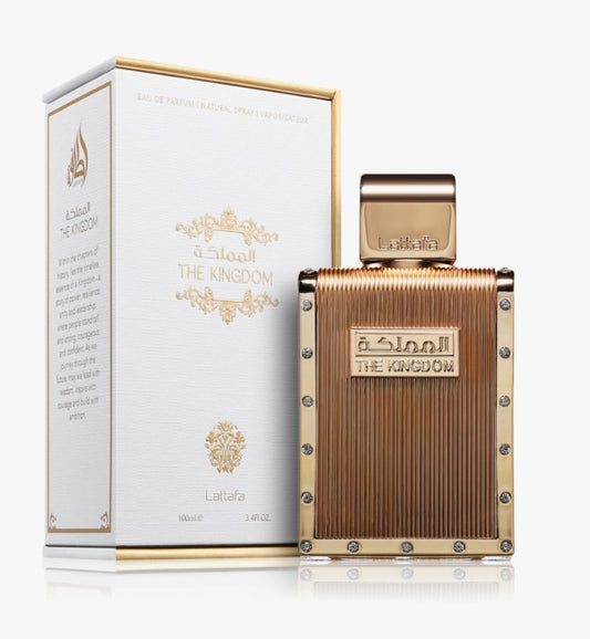 Eau de parfum 
The Kingdom for him de Lattafa 100ml